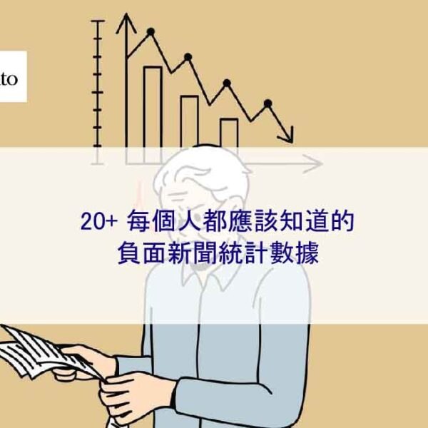 20+ 每個人都應該知道的負面新聞統計數據