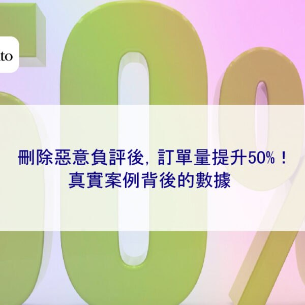 刪除惡意負評後，訂單量提升50%！真實案例背後的數據