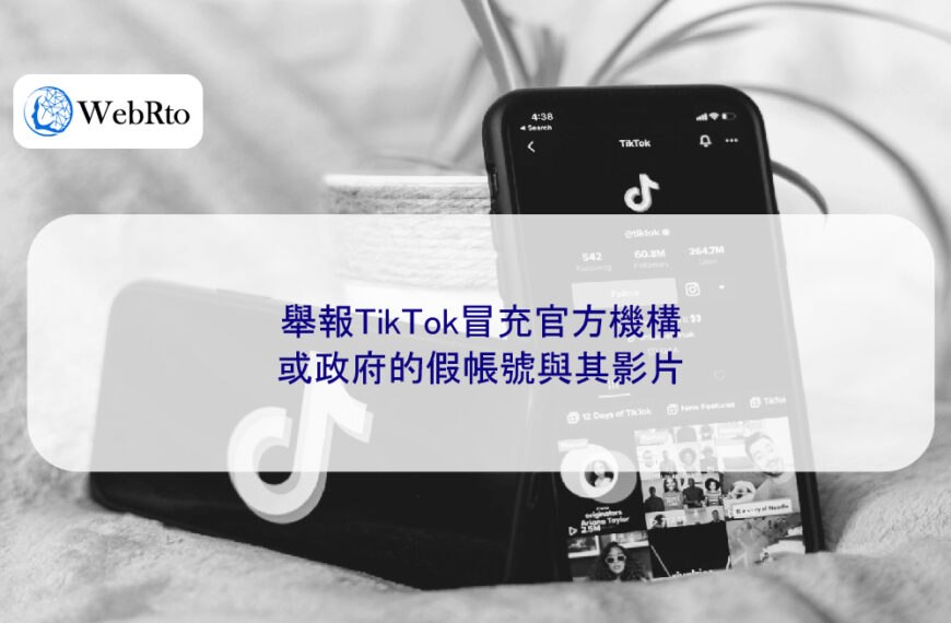 舉報TikTok冒充官方機構或政府的假帳號與其影片