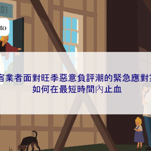 旅宿業者面對旺季惡意負評潮的緊急應對案例,如何在最短時間內止血